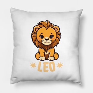 Leo Zodiac Sign Pillow