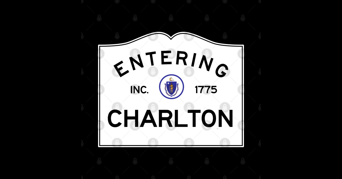 Charlton Massachusetts Road Sign Charlton Massachusetts Posters and