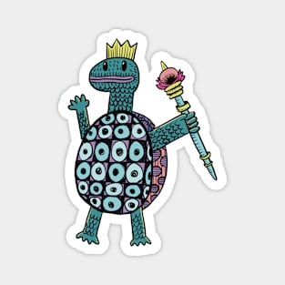 King Turtle Magnet