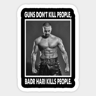 Badr Hari Gym Aufkleber Teepublic De