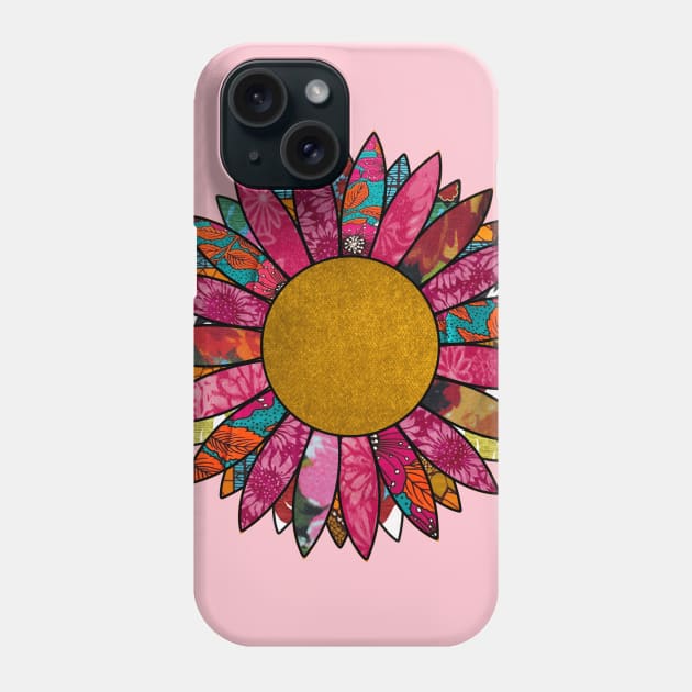 Pretty in Pink Retro Flower Phone Case by artbyomega