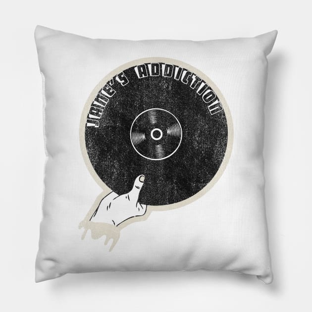 Jane's Addiction Grab Vinyl Pillow by PASAR.TEMPEL