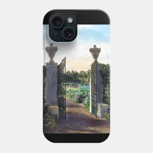 Garden entrance gate Phone Case