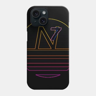 Synthwave N7 Logo Phone Case