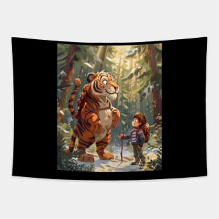 Calvin and Hobbes Detail Tapestry