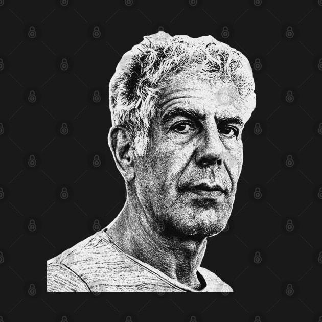 Anthony Bourdain by ohyeahh