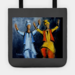 Bhangra dancers Tote