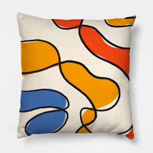 Retro Mid Century 70s Pillow