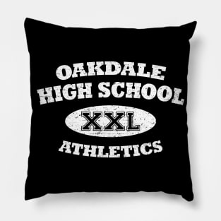 Oakdale High School Athletics (White/Worn) Pillow