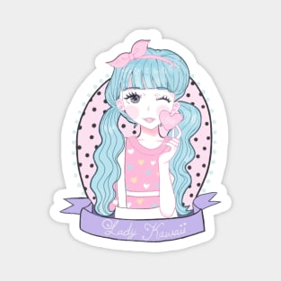 Kawaii Doll Magnet