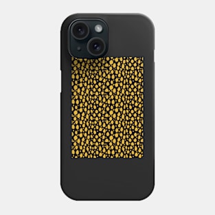 Black and Yellow Spot Dalmatian Pattern Phone Case