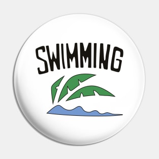 Golden Boy Swimming Pin