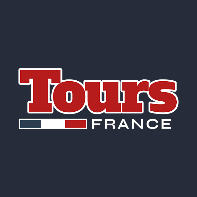 Tours France Retro by urban-wild-prints