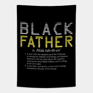 Black Father Definition Tapestry