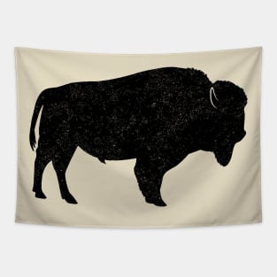 Distressed Rustic Bison Tapestry