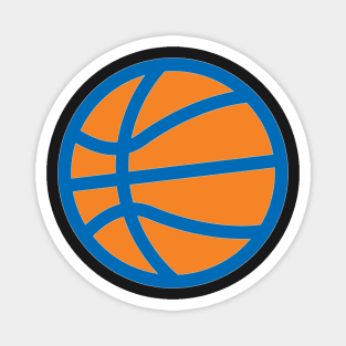 Simple Basketball Design In Your Team's Colors! Magnet