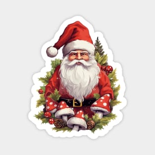 Cottagecore Santa Magnet