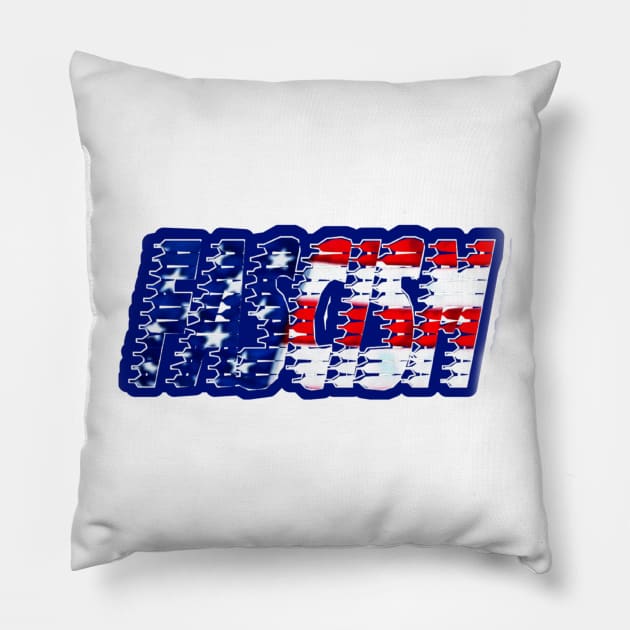 American Fascism - Front Pillow by SubversiveWare