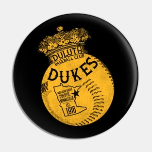 Defunct Duluth Dukes Baseball Team Pin