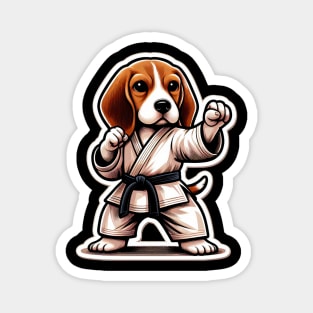 Beagle karate Magnet