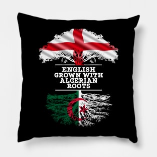 English Grown With Algerian Roots - Gift for Algerian With Roots From Algeria Pillow