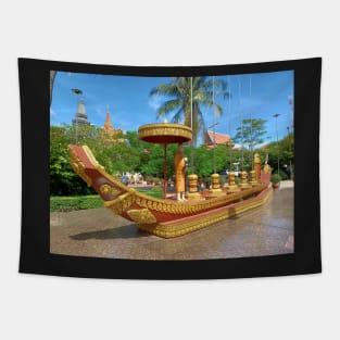 Wat Preah Prom Rath, Siem Reap, Cambodia Tapestry