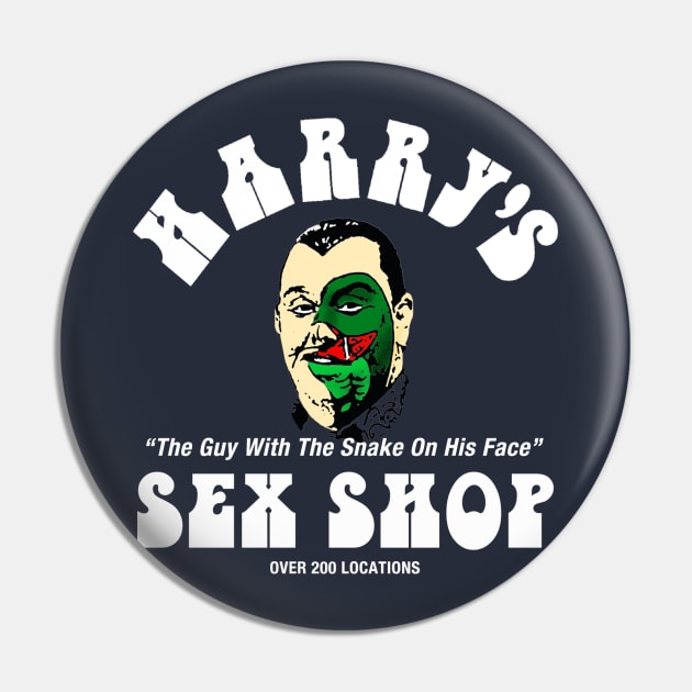 Harry's Sex Shop SCTV Pin by Pop Fan Shop