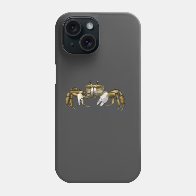 Sand crab Phone Case by SuthrnView