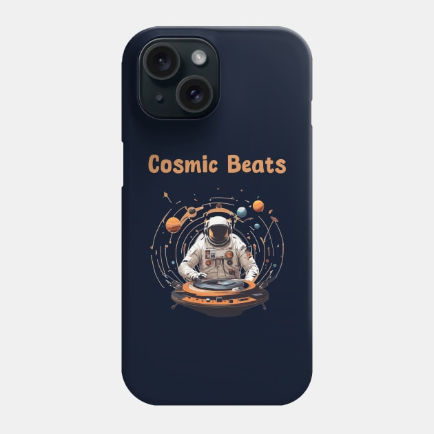 Dj Astronaut in space Phone Case by Patterns-Hub