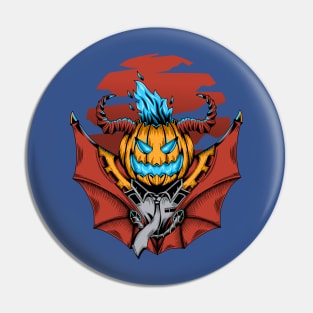 halloween devil pumpkin Pin