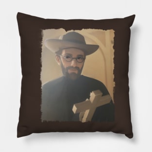 Saint Damien of Molokai Pillow