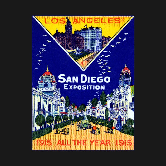 1915 Los Angeles at San Diego Expo by historicimage