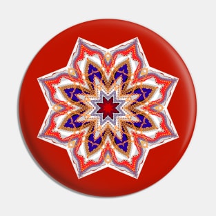 Eastern mandala Pin