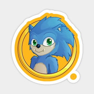 sonic the cartoon Magnet