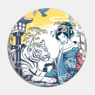 Geisha tiger shogun’s Geisha 87007 Pin