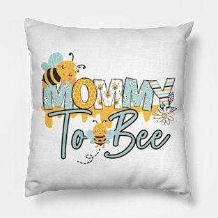 MOMMY TO BEE-Buzzing with Love: Newborn Bee Pun Gift Pillow