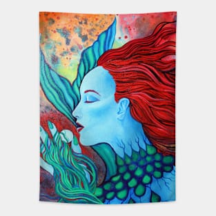 Siren Painting Tapestry