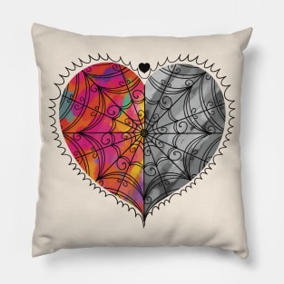 Gothic heart Pillow