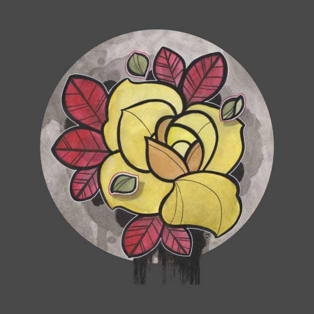 Yellow Rose by Jhooray