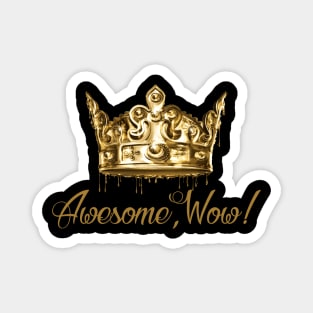 Awesome wow Hamilton Magnet