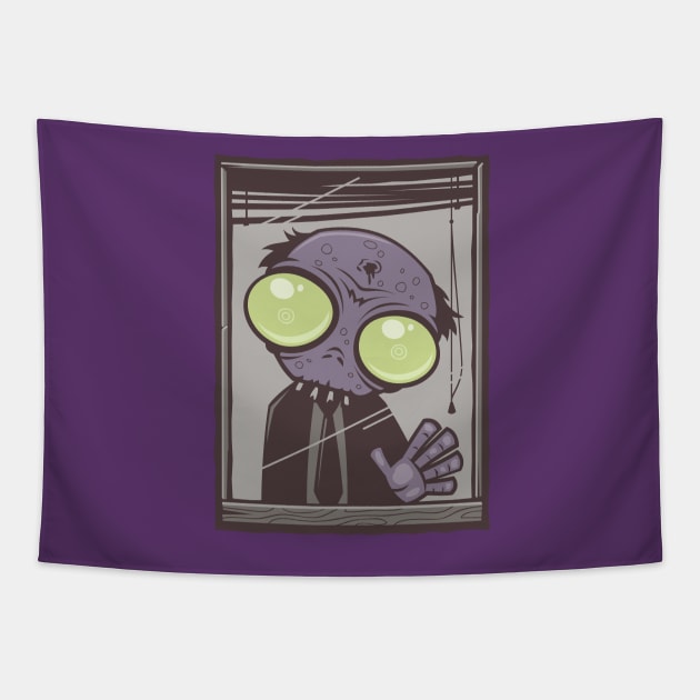 Office Zombie Tapestry by fizzgig