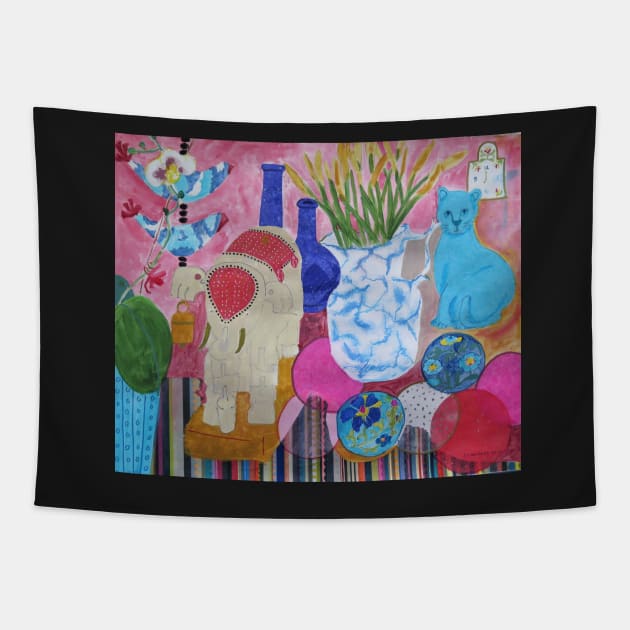 still life Tapestry by janestallwood