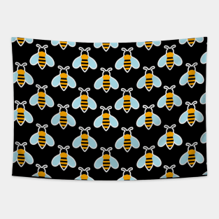 Vintage Bees Pattern Tapestry