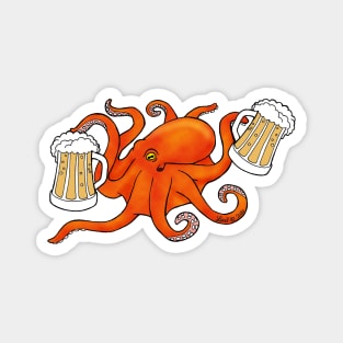 Octopus Ale Magnet