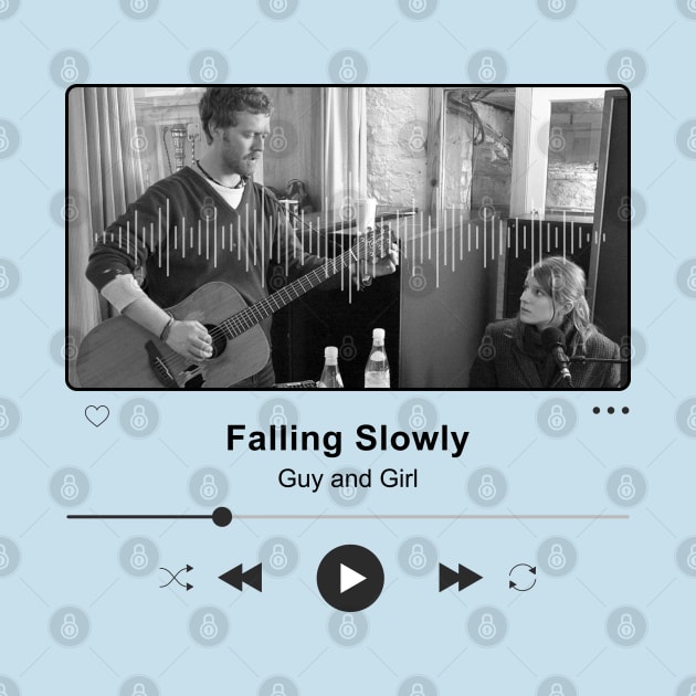 Falling Slowly Music Player Ilustrations by Inner System