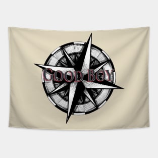 GOOD BOY: Compass Rose Logo Tapestry