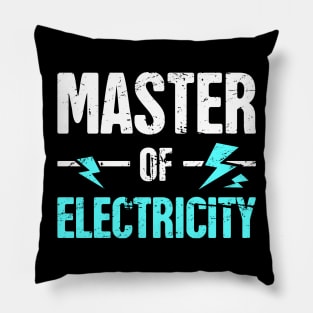 Master of Electricity | Awesome Electrician Pillow