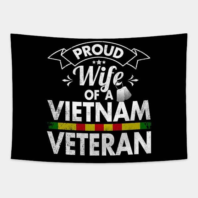 Proud Wife Of A Vietnam Veteran Tapestry by Otis Patrick