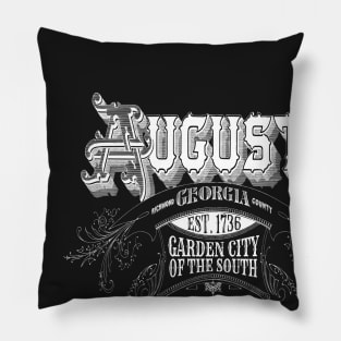 Vintage Augusta, GA Pillow