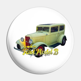 1932 Ford Model B Tudor Sedan Pin